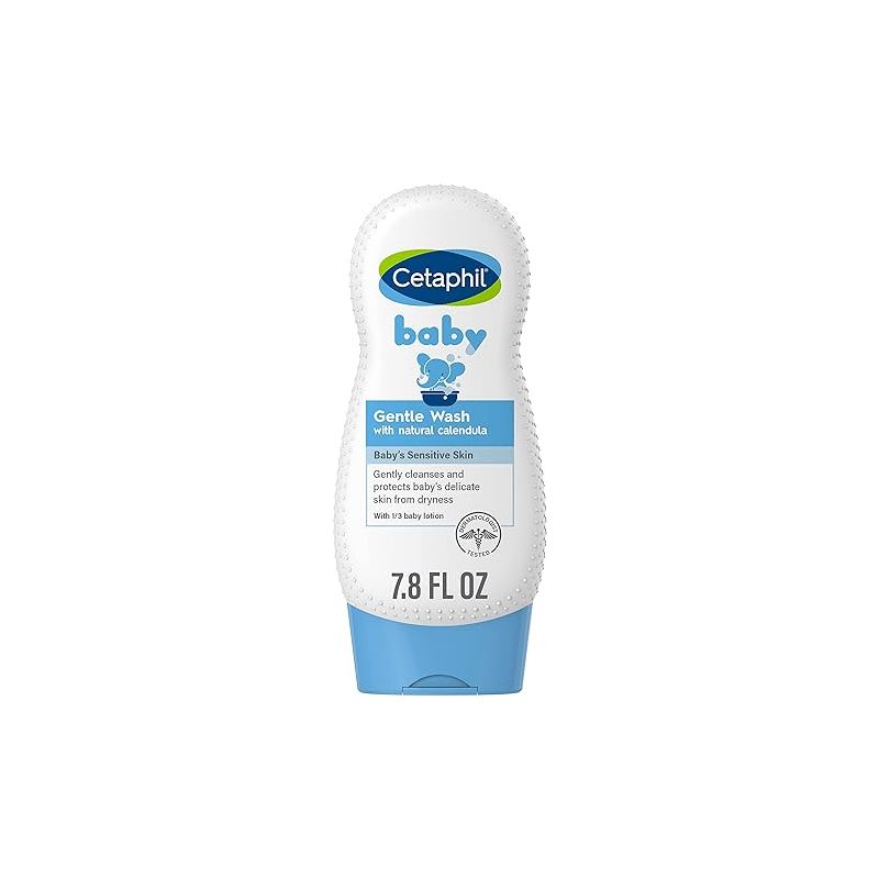 Cetaphil Baby Body Wash with Half Baby Lotion, Gentle Wash with Organic Calendula