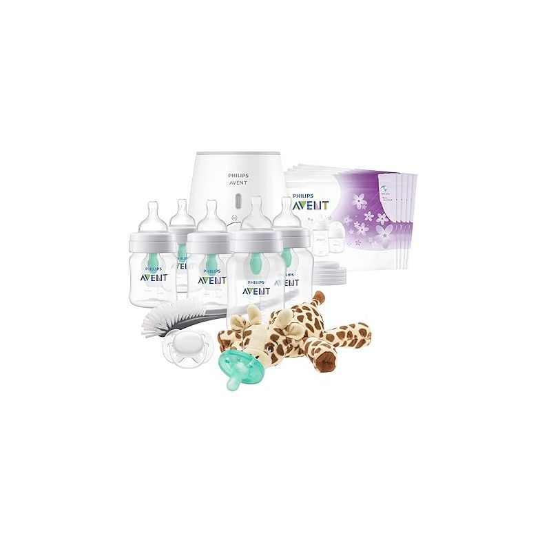 Philips AVENT Anti-Colic Baby Bottle with AirFree Vent All in One Gift Set