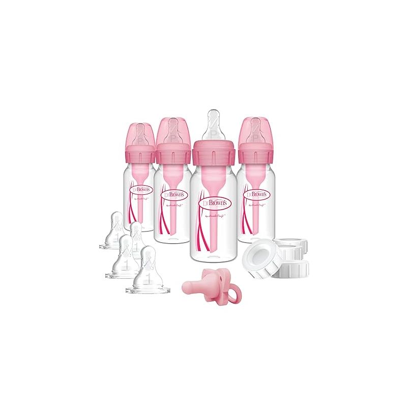 Dr. Brown's Anti-Colic Baby Feeding Set with Slow Flow Nipples
