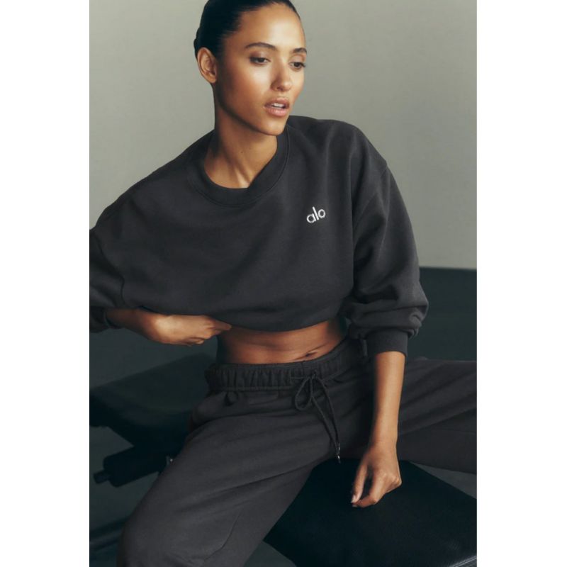 Cropped Accolade Crewneck