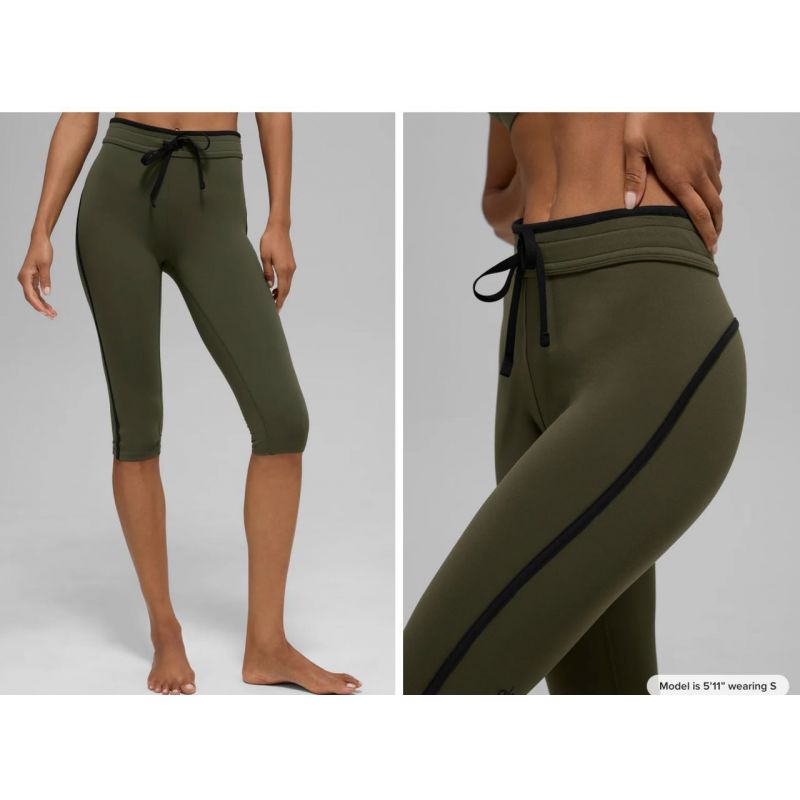 Airbrush High-Waist Race Pace Capri