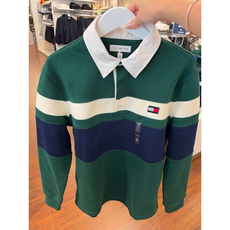 Casaco polo com fleece