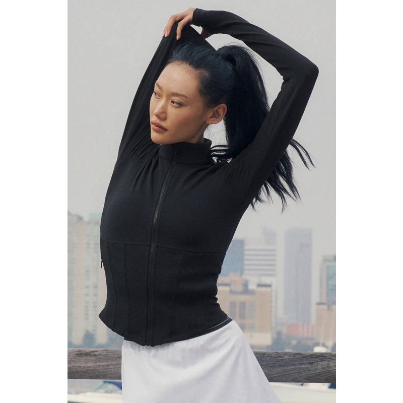 Airbrush Corset Full Zip Jacket
