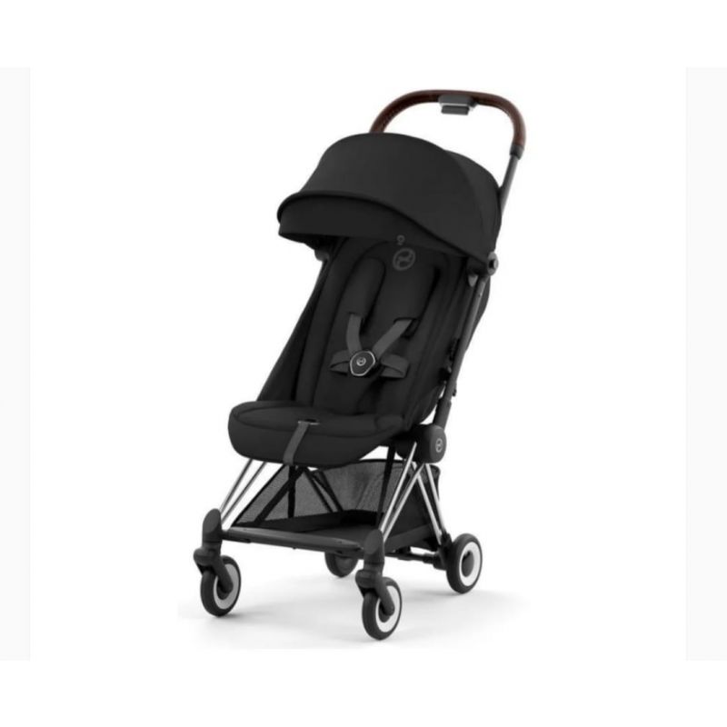 CYBEX - COYA COMPACT STROLLER, CHROME/DARK BROWN/SEPIA BLACK