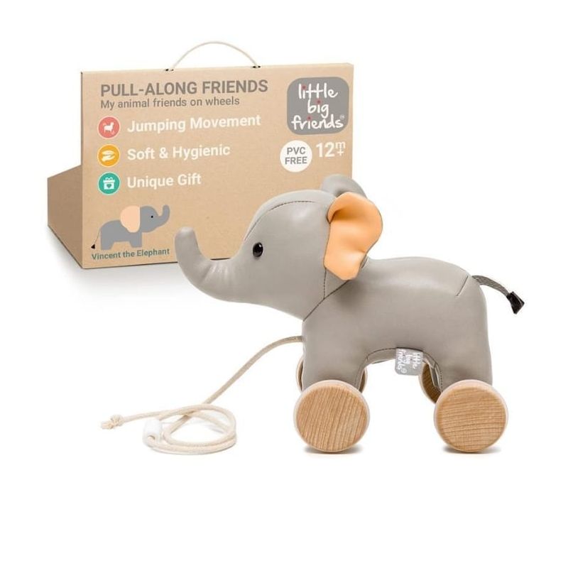 LITTLE BIG FRIENDS - PULL ALONG FRIENDS, VINCENT THE ELEPHAN