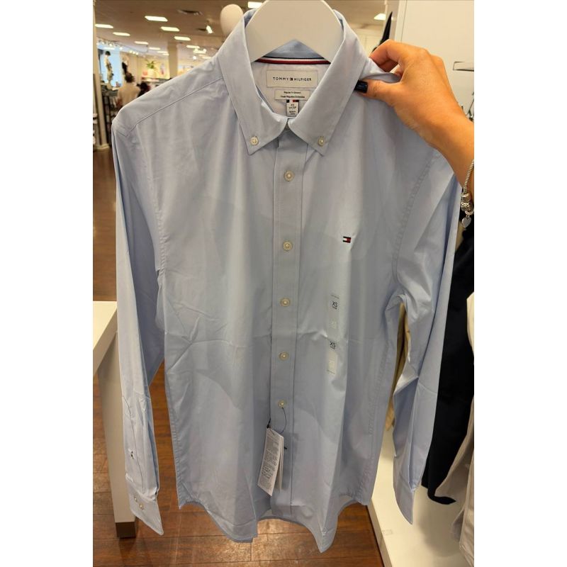 Camisa social manga longa REGULAR fit stretch nylon