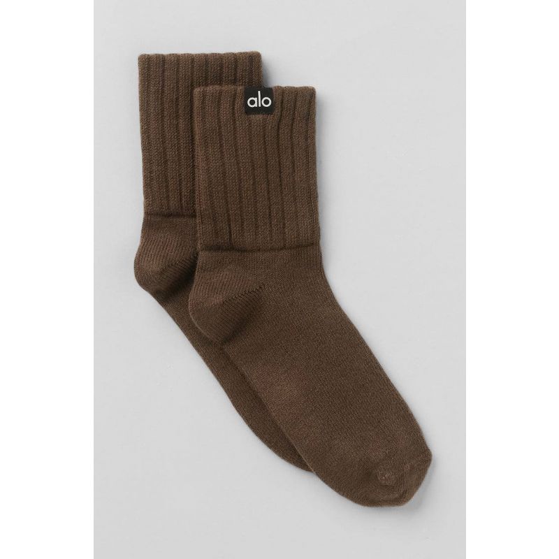 Unisex Half-Crew Scrunch Sock