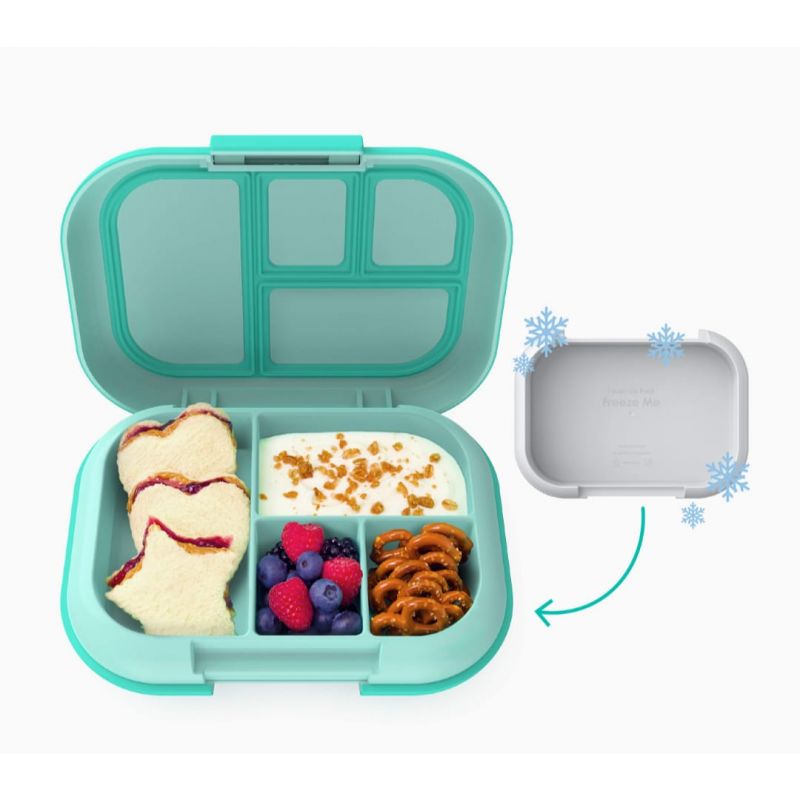 Bentgo® Kids Chill Lunch Box - Leak-Proof Bento Box with Removable Ice Pack & 4 Compartments for On-the-Go Meals