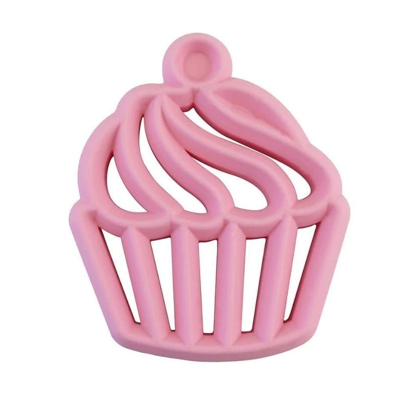 ITZY RITZY - SILICONE TEETHER, CUPCAKE