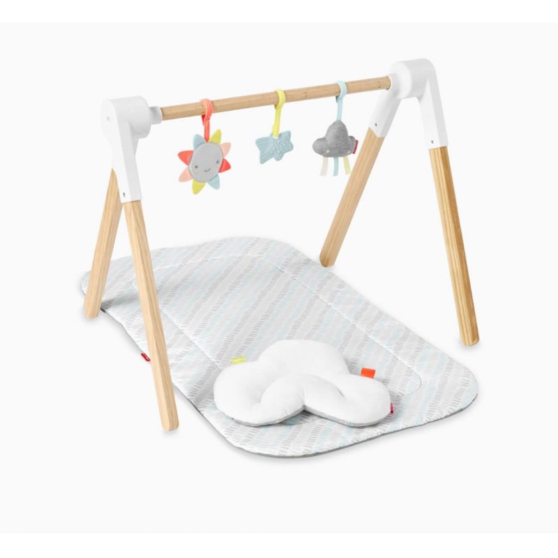 Skip Hop Wooden Baby Gym, Silver Lining Cloud Activity Gym