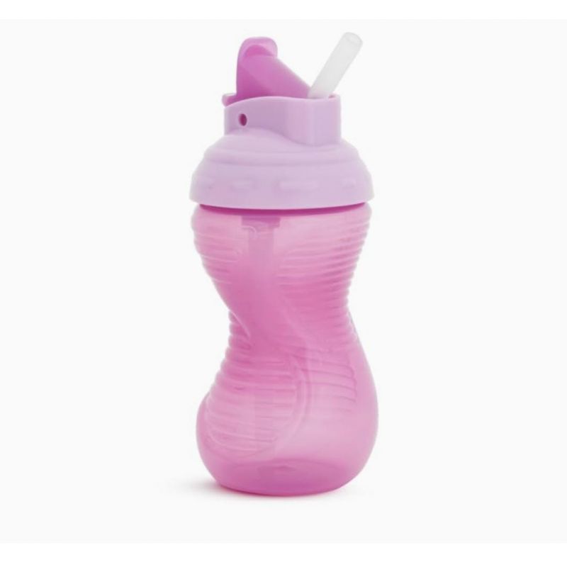  Munchkin Mighty Grip Flip Straw 10oz Sippy Cups - Durable, BPA