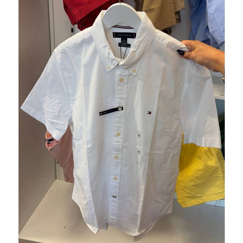 Camisa social manga curta REGULAR fit stretch cotton