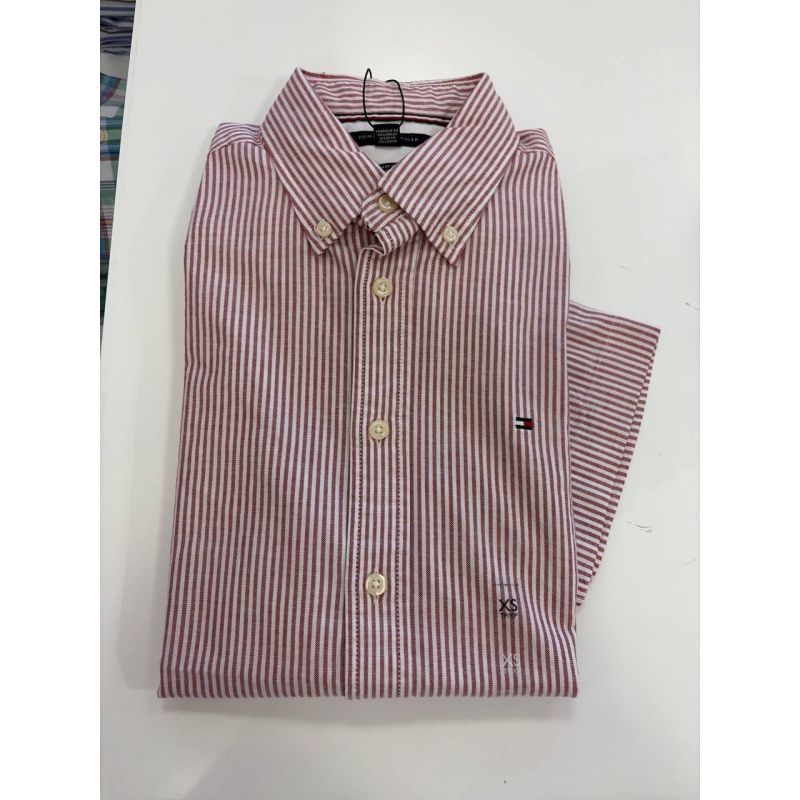 Camisa regular fit stretch manga curta oxford