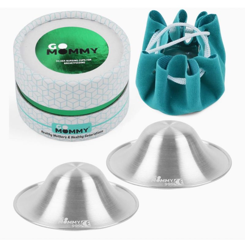 The Original Silver Nursing Cups, Nipple Shields for Nursing Newborn