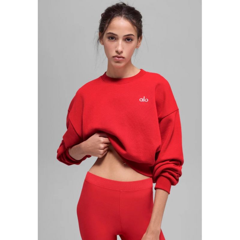 Cropped Accolade Crewneck