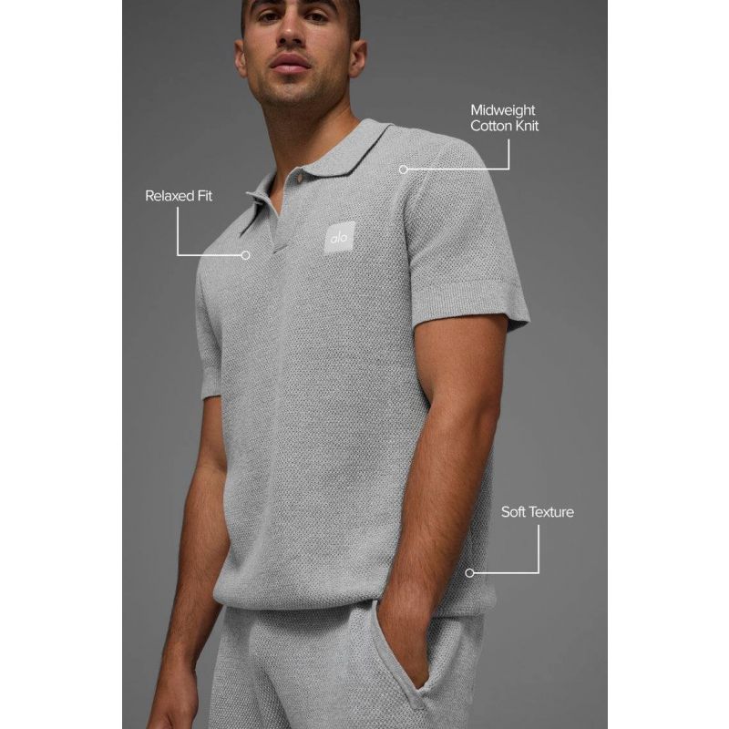 Sports Club Sweater Knit Polo