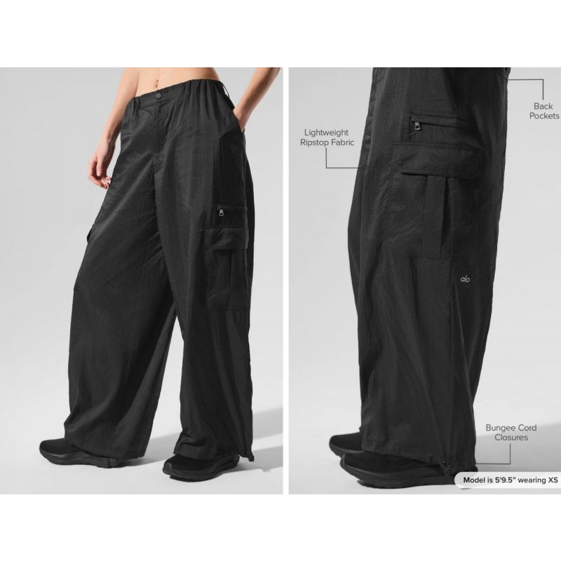 Sheer Game Time Wide Leg Jogger