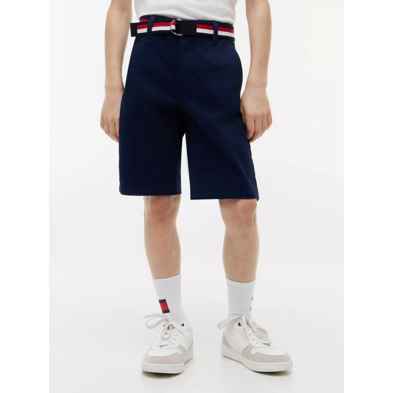 Kids Belted Chino Short