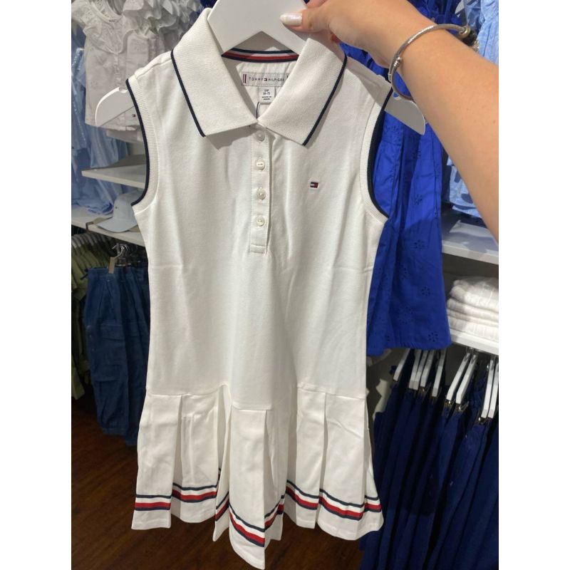vestido polo sem manga