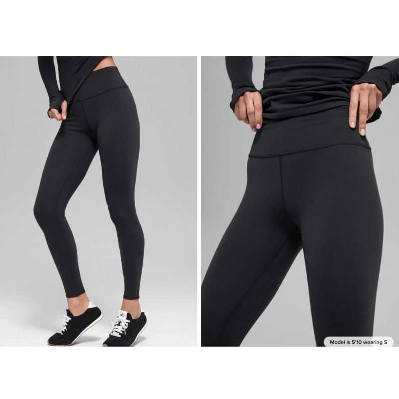 Airbrush Winter Warm High-Waist Nocturne Legging