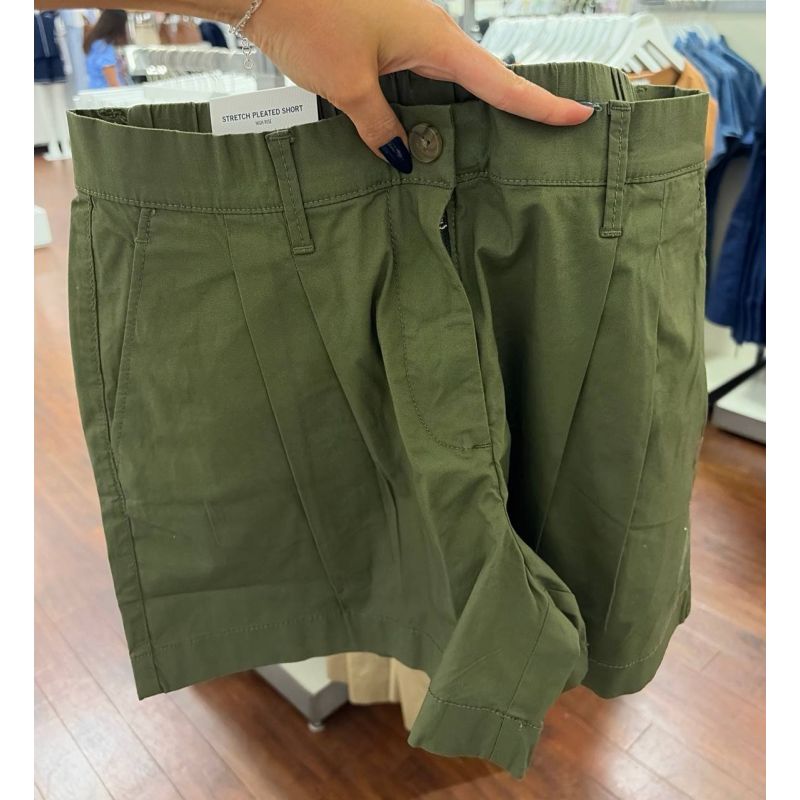stretch pleated short