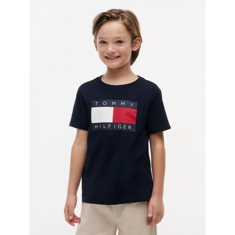 Kids Tommy Flag Logo T-Shirt