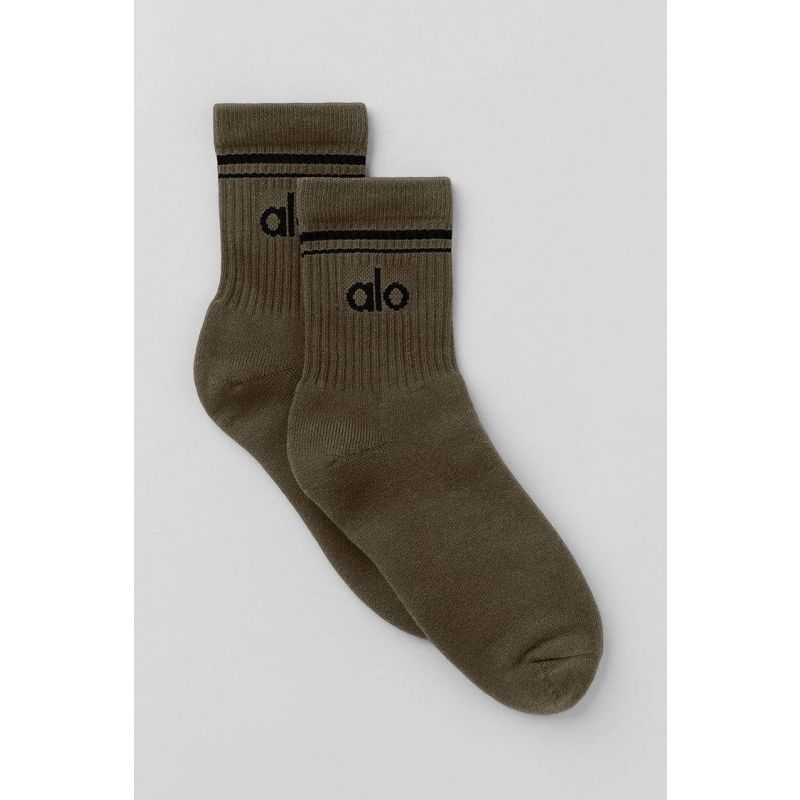 Unisex Half-Crew Throwback Sock