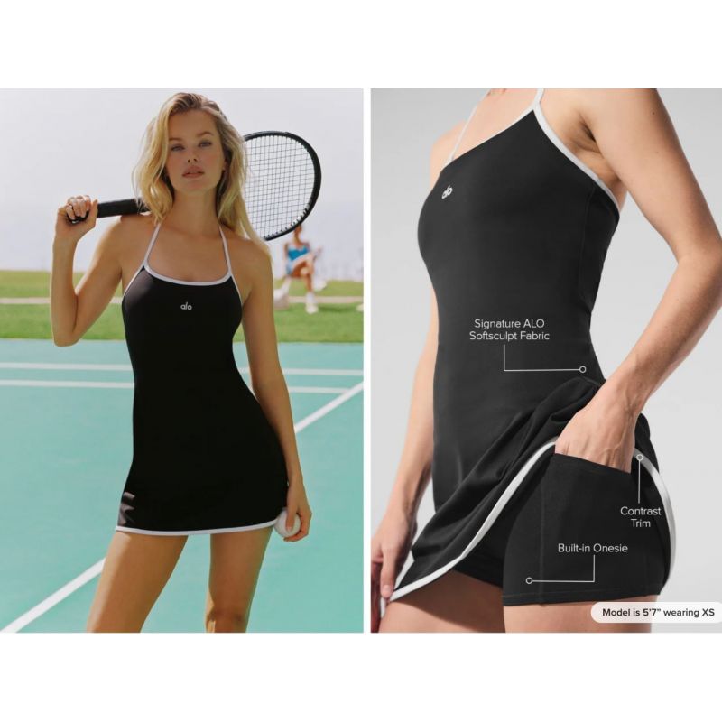 ALO Softsculpt Halter Tennis Dress