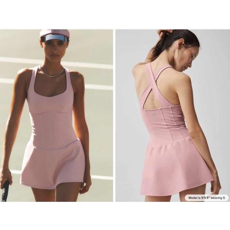 Airbrush Sparks Fly Corset Tennis Dress