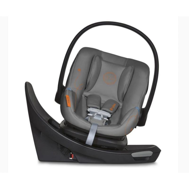 CYBEX - ATON G SWIVEL SENSORSAFE INFANT CAR SEAT, LAVA GREY
