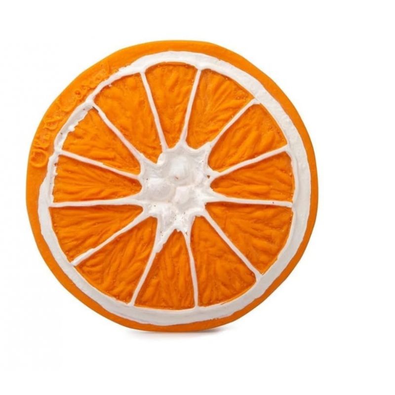 OLI & CAROL - CHEWABLE TOY, CLEMENTINO THE ORANGE