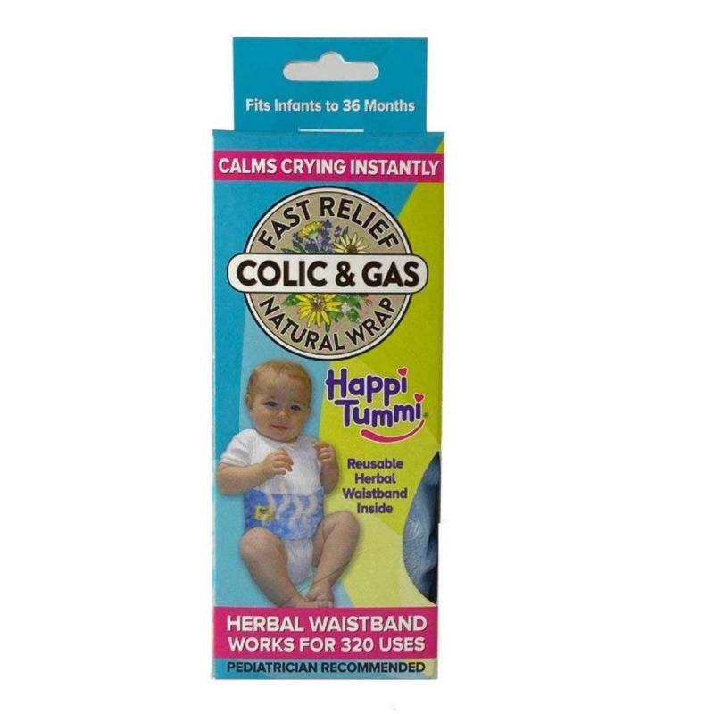 Colic and Gas Relief for Babies . Aromatherapy Wrap for Upset Tummy and Constipation