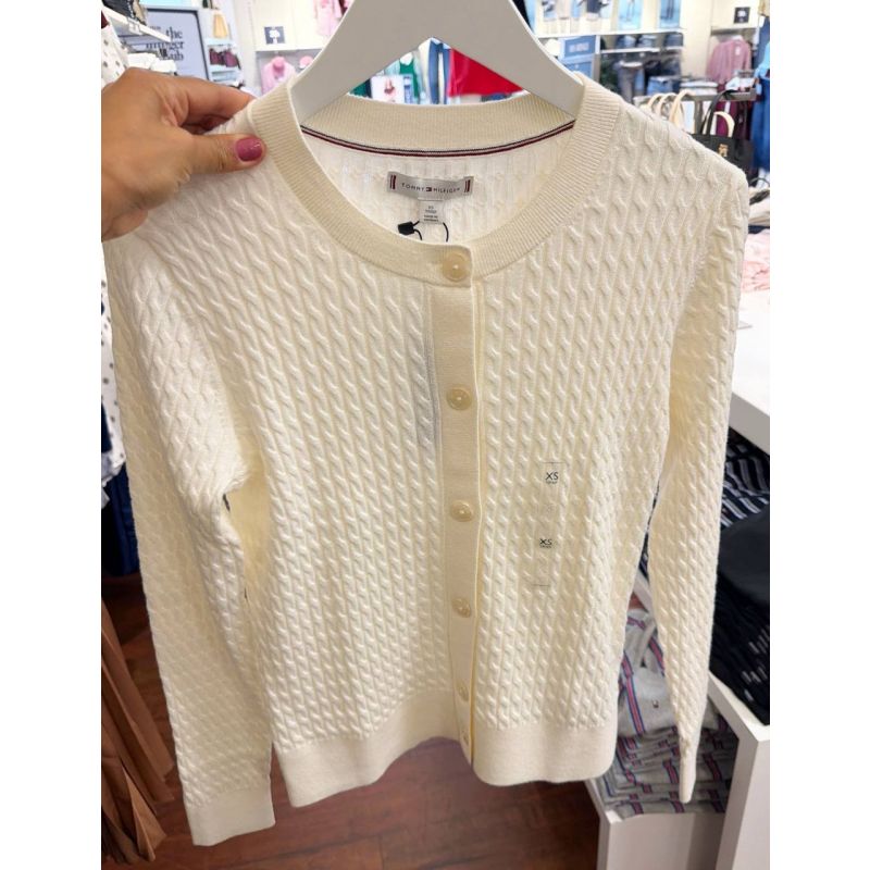 cardigan  tricot trançado