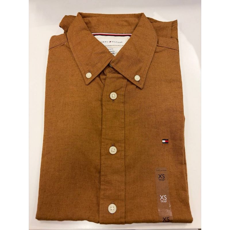 Camisa regular fit stretch manga longa