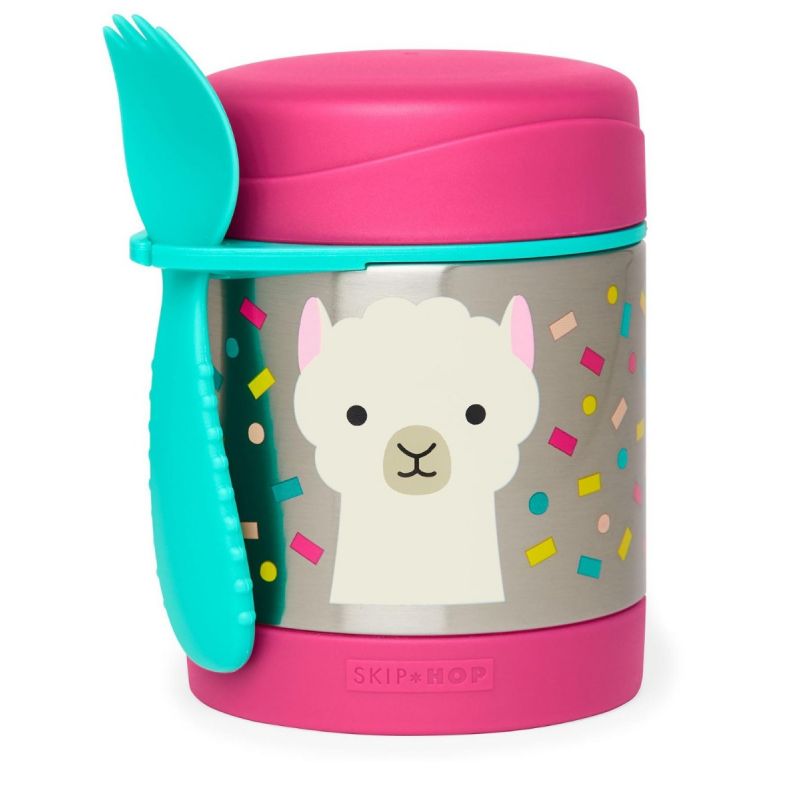Skip hop Zoo Insulated Little Kid Food Jar Llhama 