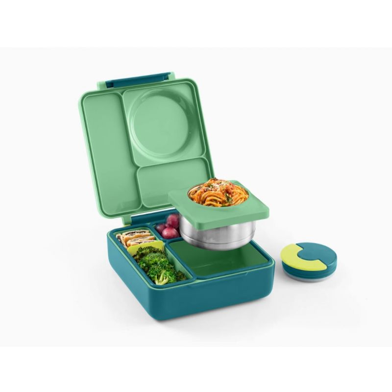  OmieBox Bento Box for Kids - Insulated Lunch Box with Leak Proof Thermos Food Jar