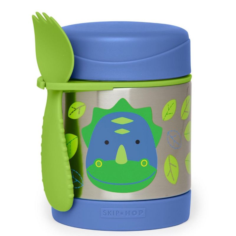 Skip hop Zoo Insulated Little Kid Food Jar Dino 