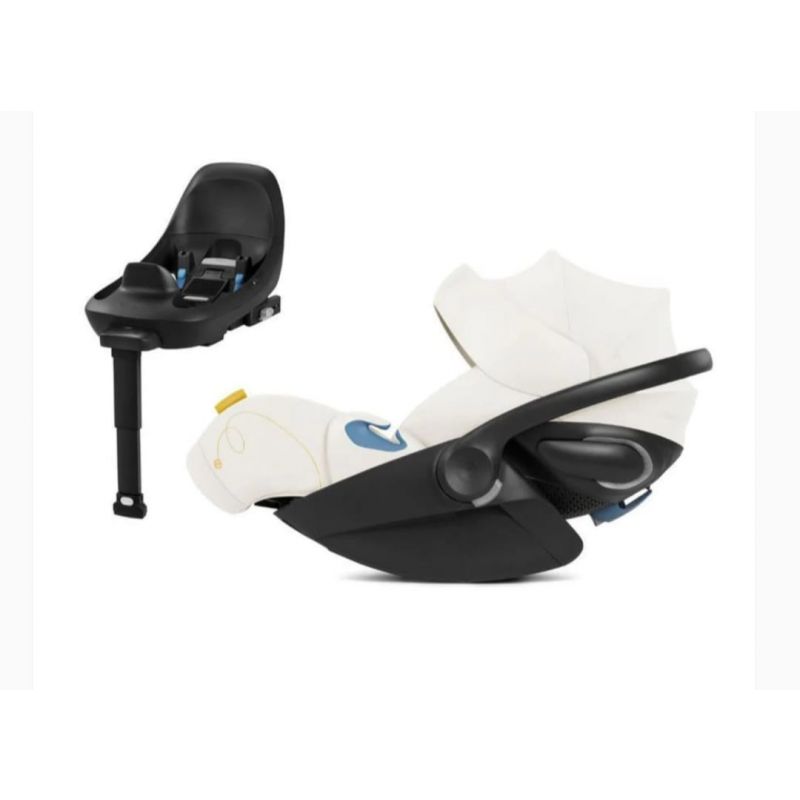 CYBEX - CLOUD G LUX SENSORSAFE COMFORT EXTEND INFANT CAR SEAT, SEASHELL BEIGE