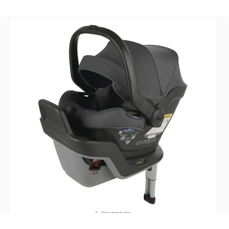 UPPABABY - MESA MAX INFANT CAR SEAT AND BASE, GREYSON CHARCOAL MELANGE/MERINO WOOL