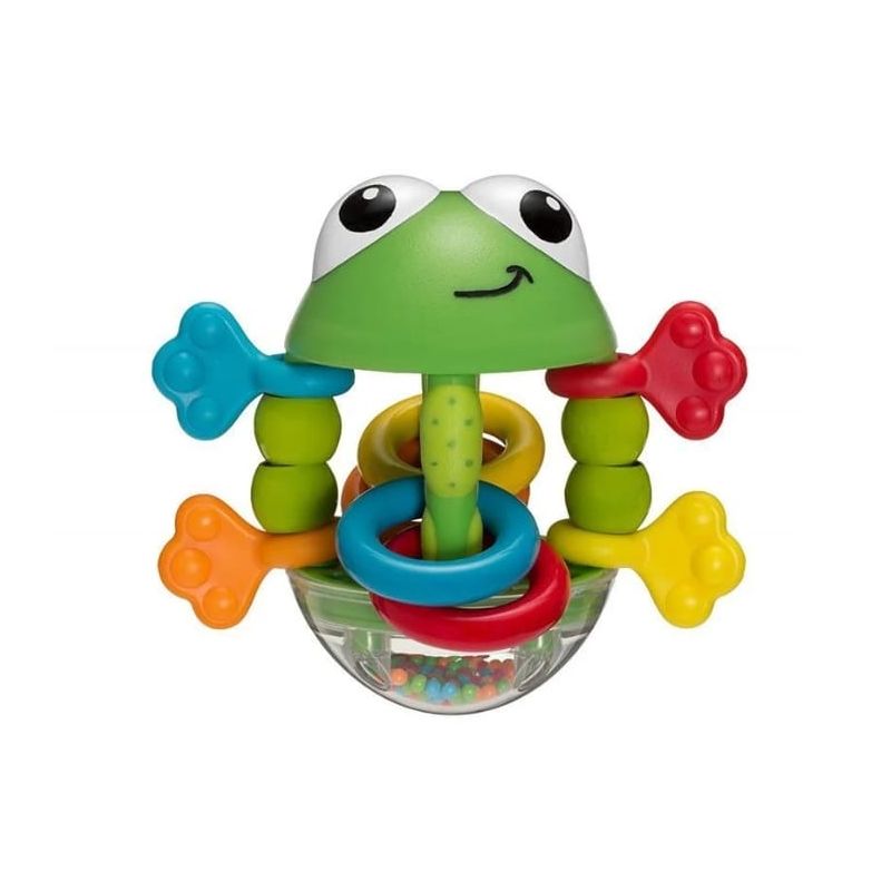  INFANTINO FLIP FLOP FROG RATTLE, MULTICOLOR