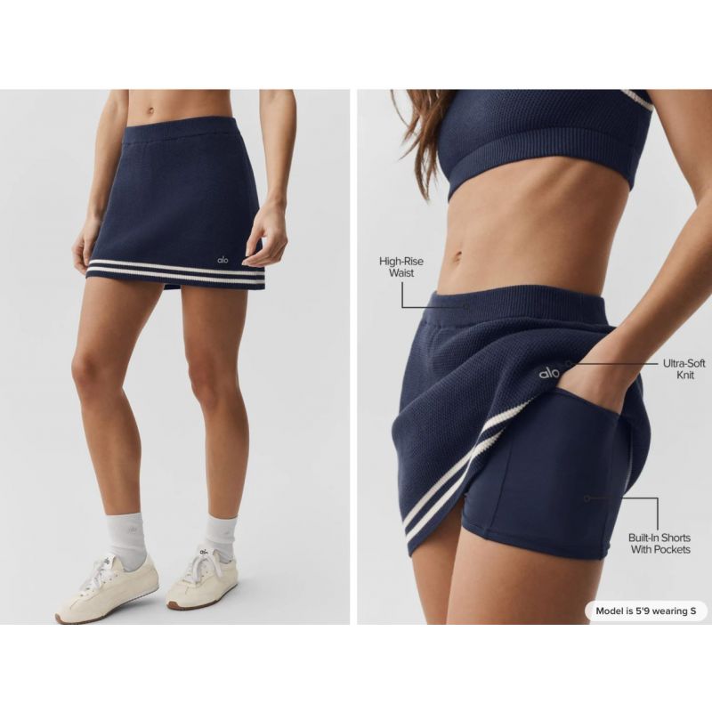 Tennis Club Sweater Knit Skirt