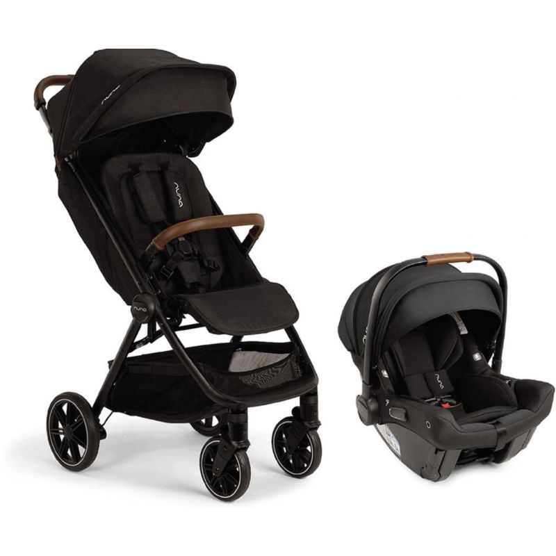 Nuna TRVL LX + PIPA urbn Travel System - Caviar