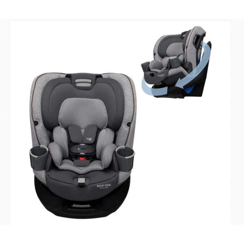 MAXI-COSI - EMME 360 ALL-IN-ONE ROTATIONAL CONVERTIBLE CAR SEAT, URBAN WONDER