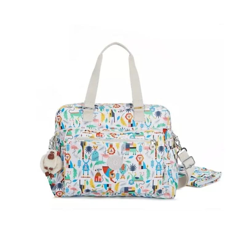 Alanna, Printed Diaper Bag, Color Krispy Flower