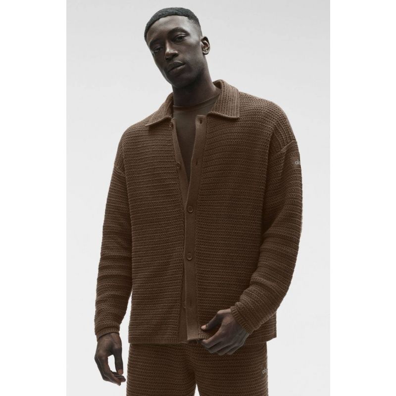 Shift Knit Button Up Long Sleeve