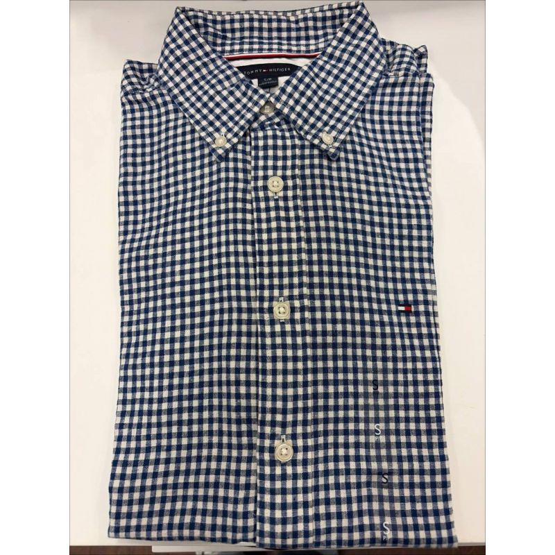 Camisa regular fit stretch manga longa