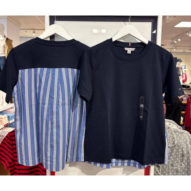Blusa manga curta detalhe nas costas