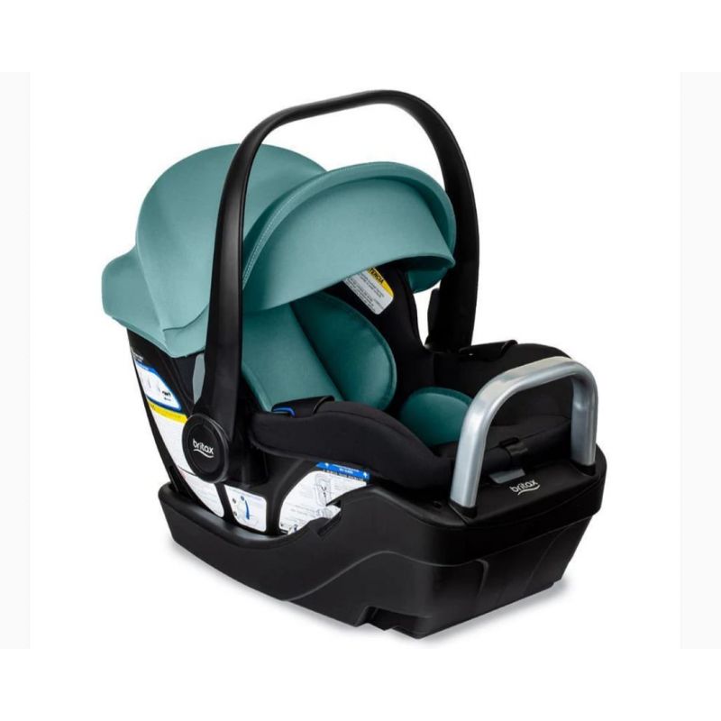 BRITAX - WILLOW S INFANT CAR SEAT WITH ALPINE ANTI-REBOUND BASE, JADE ONYX