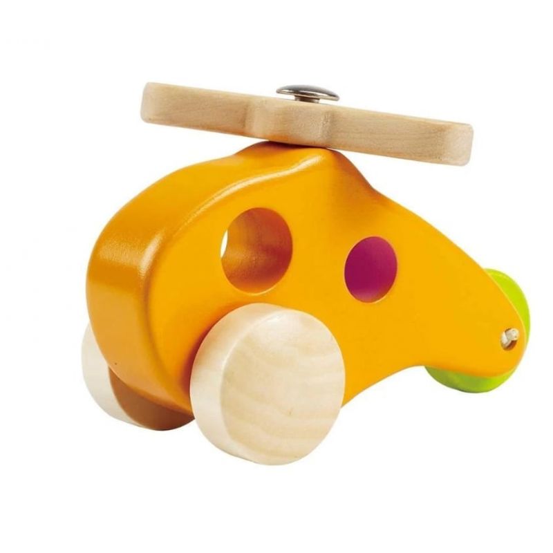 HAPE - LITTLE COPTER WOODEN TOY TODDLER PLAY VEHICLE
