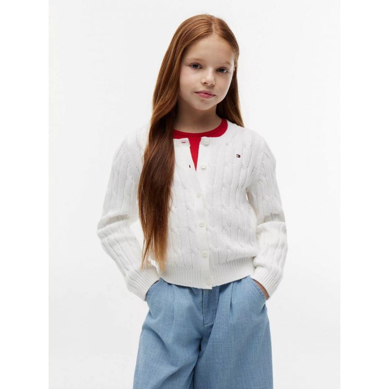 Kids Cable Knit Cardigan